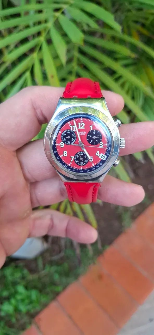 Relogio Swatch Red Agent - Foto 5