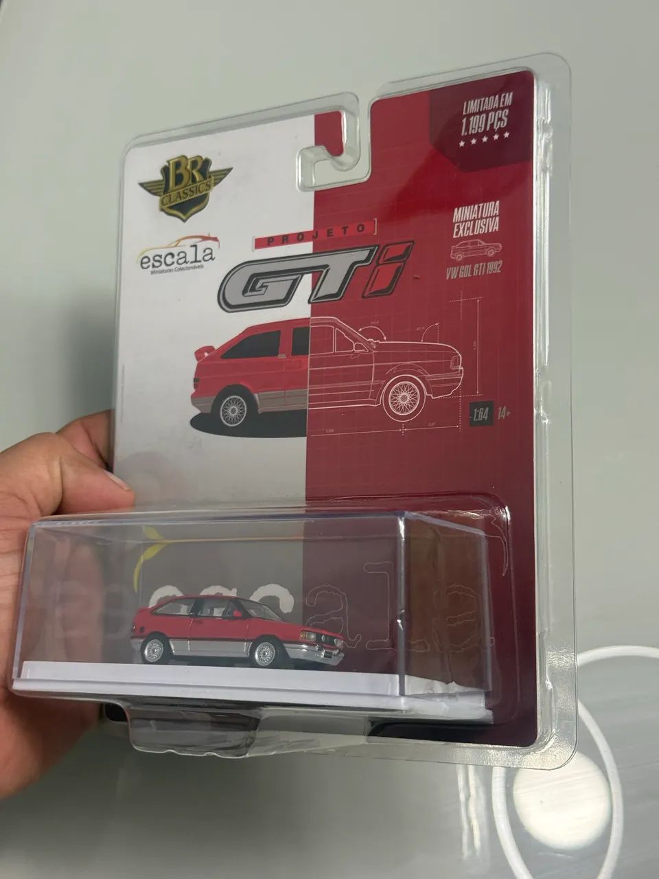 Br Classics Gol GTI Escala Miniaturas - Foto 3