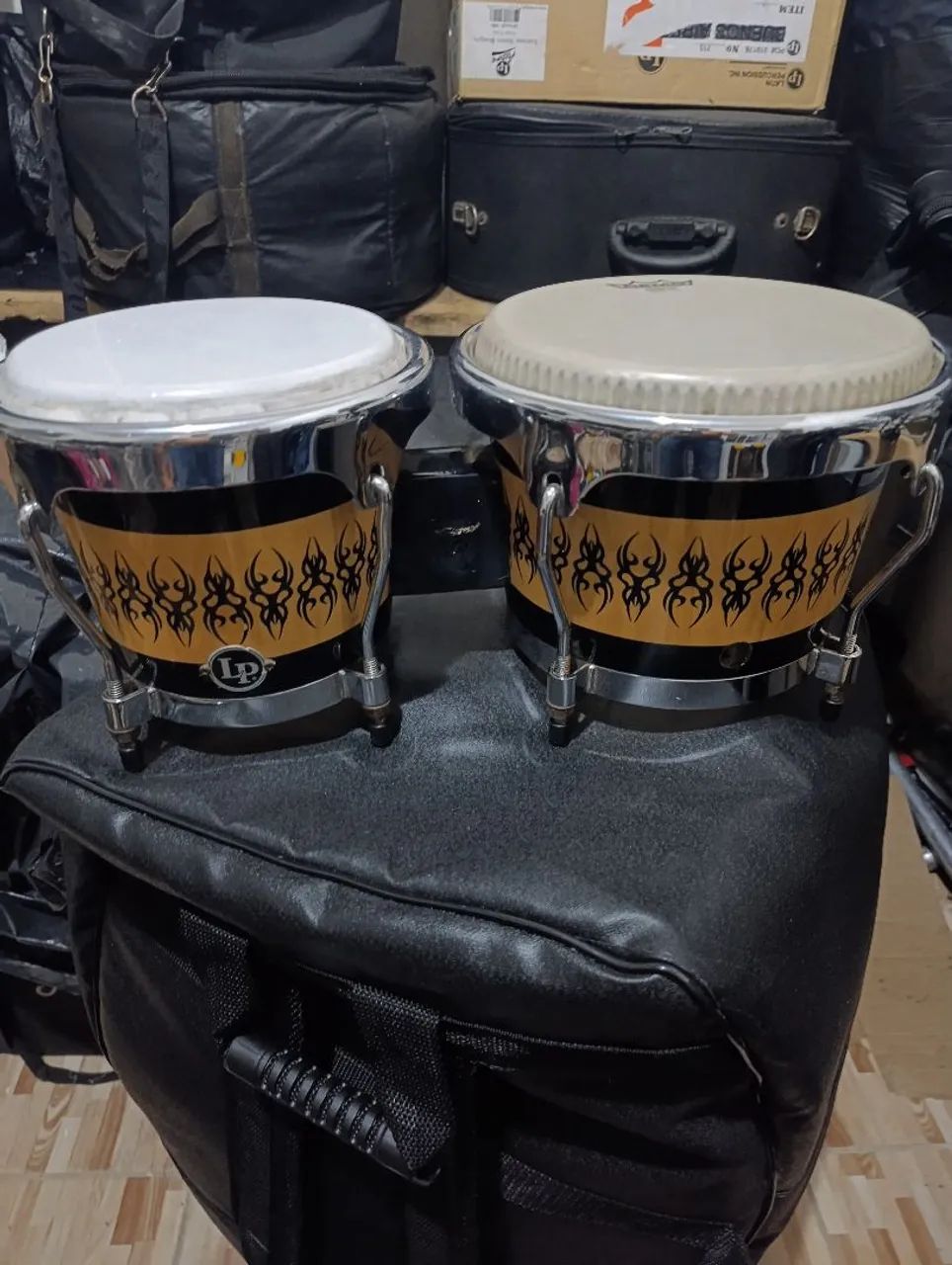 VENDO BONGÔ LP COM PELES SINTÉTICAS  - Foto 3