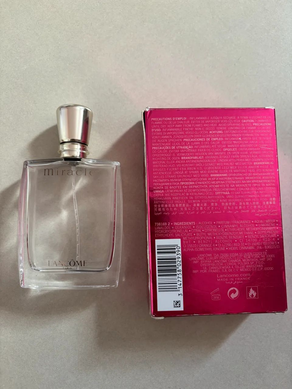 Frasco vazio 50 ml perfume Lancôme original com a caixa - Foto 4