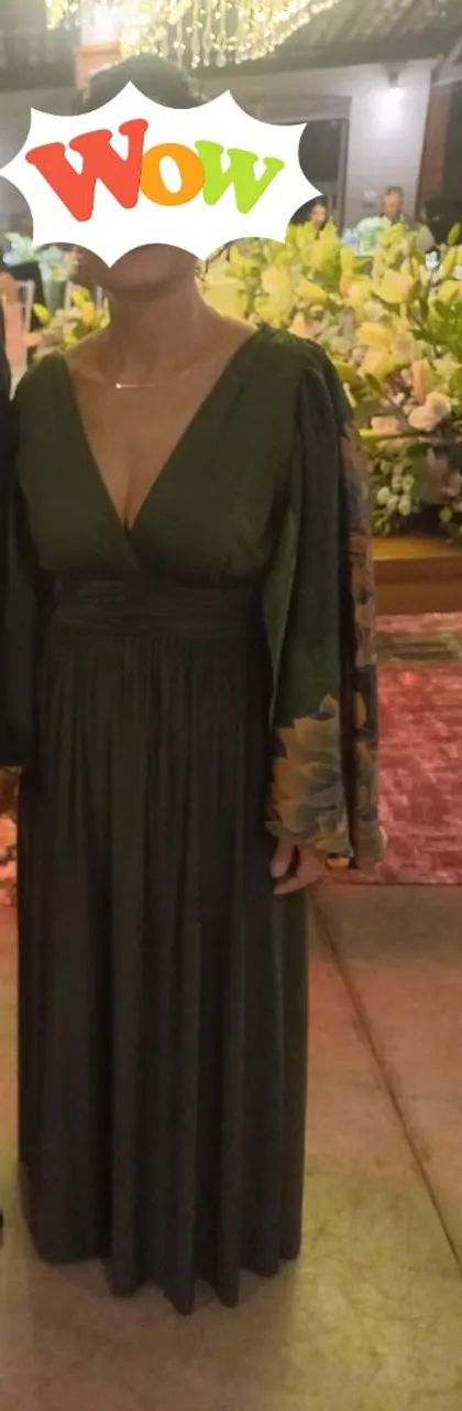 Vestido madrinha verde oliva - Foto 5