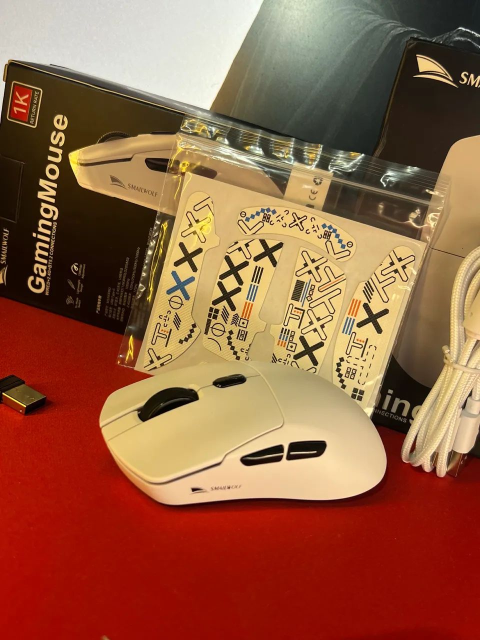MOUSE GAMER SEM FIO M3 SMAILWOLF - Foto 4