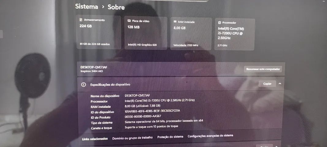 Vende-se Computador Dell All in one - Foto 3