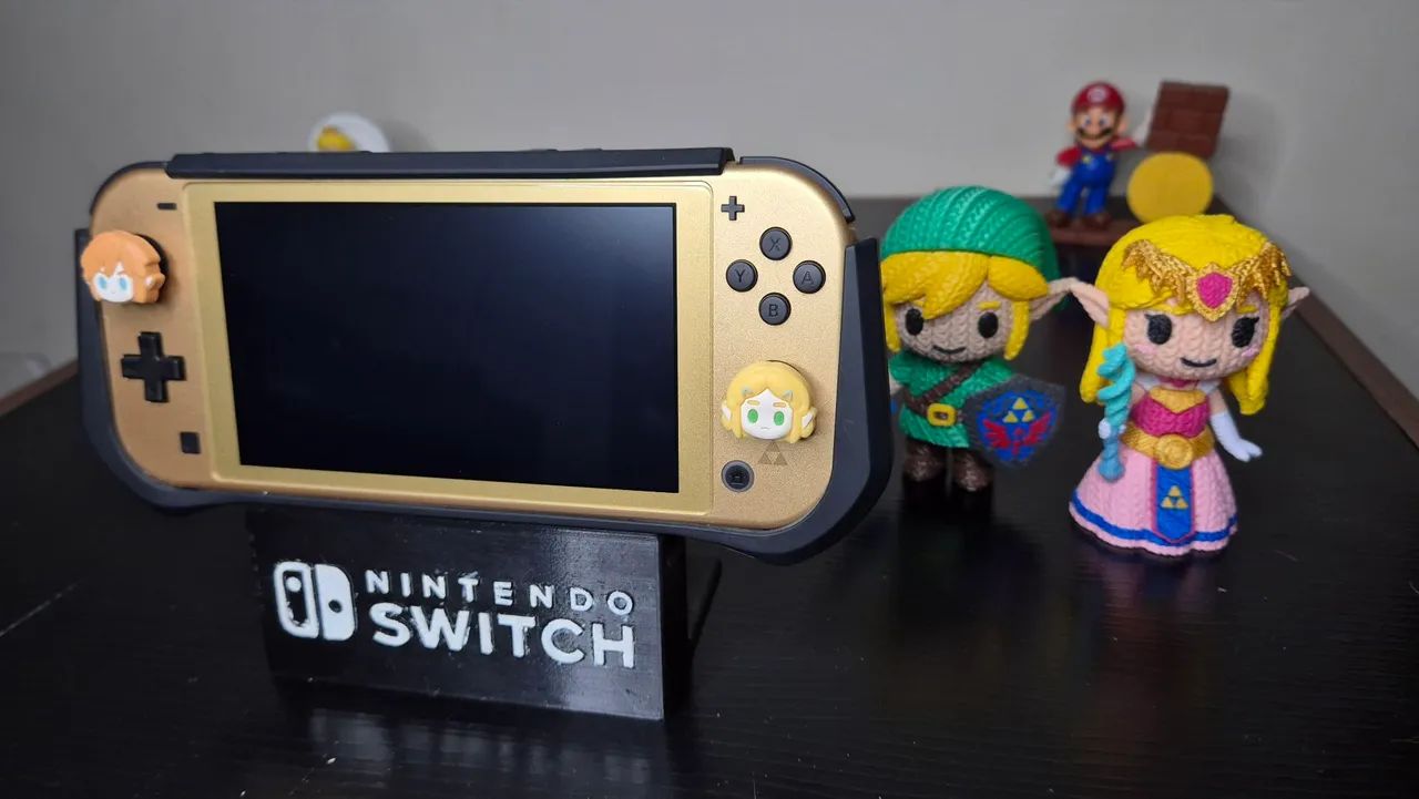 NINTENDO SWITCH LITE HYRULE EDITION DOURADO - ZELDA - Foto 2