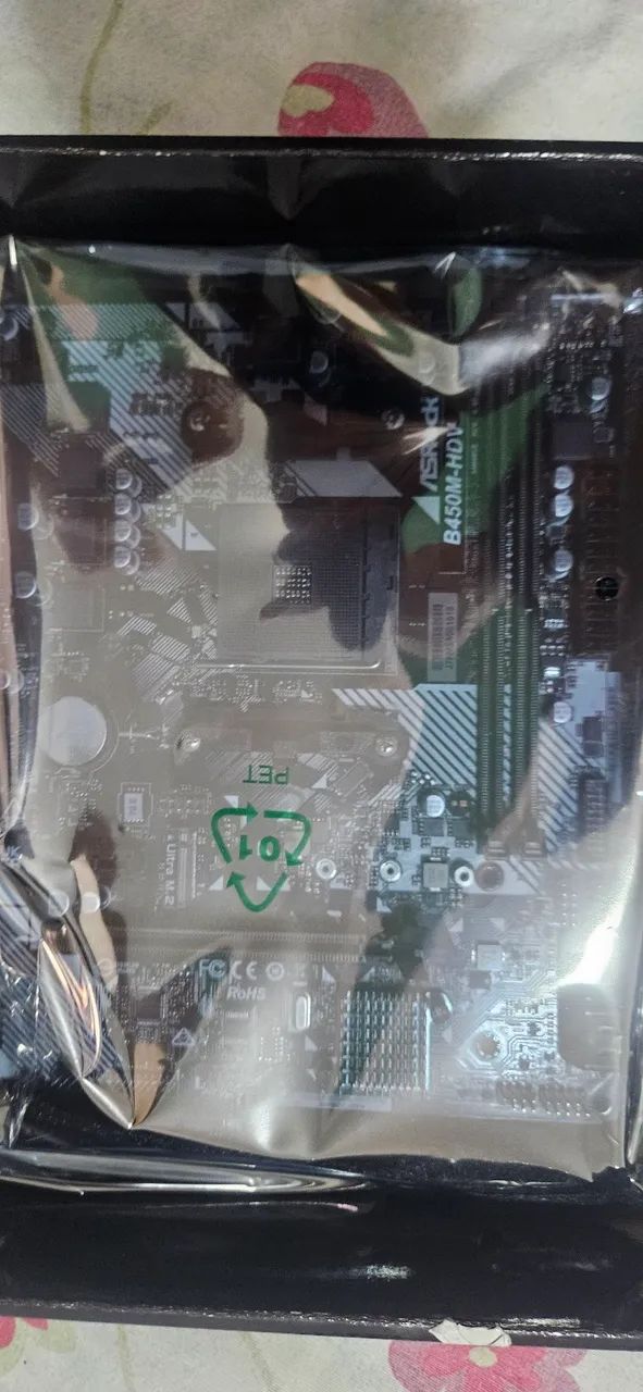 Placa mãe b450 Asrock hdv - Foto 2