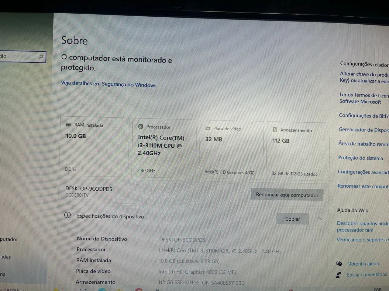 All In One positivo i3 PC TV digital/analógica  - Foto 3