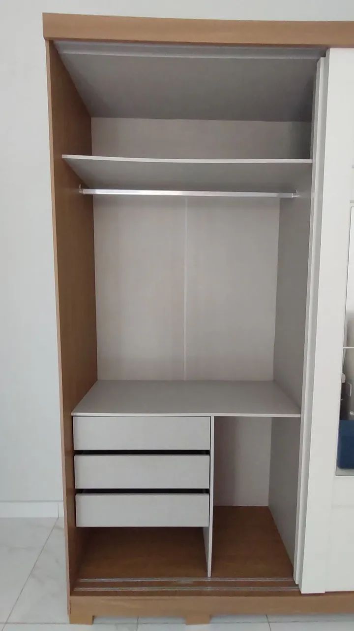 Guarda roupa casal porta correr  - Foto 4