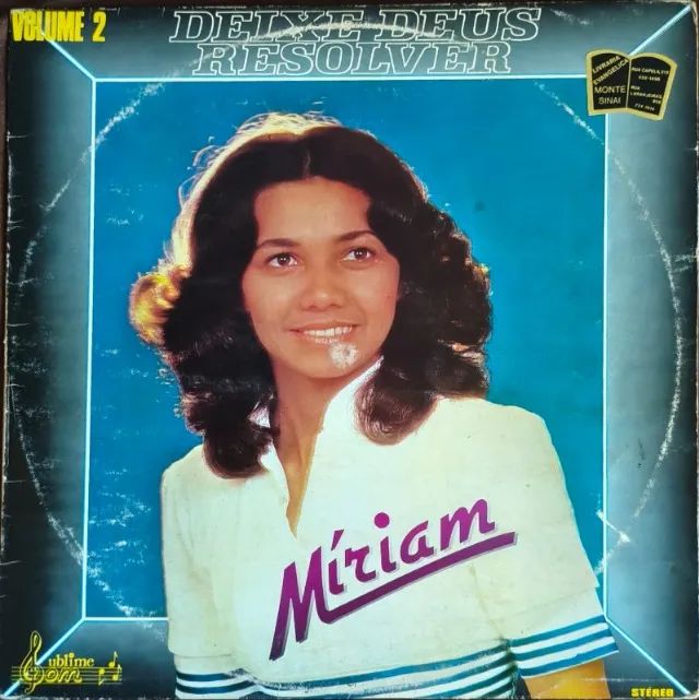Lote 2 Lps Discos De Vinil Gospel Evangélico Míriam - Raros - Foto 2