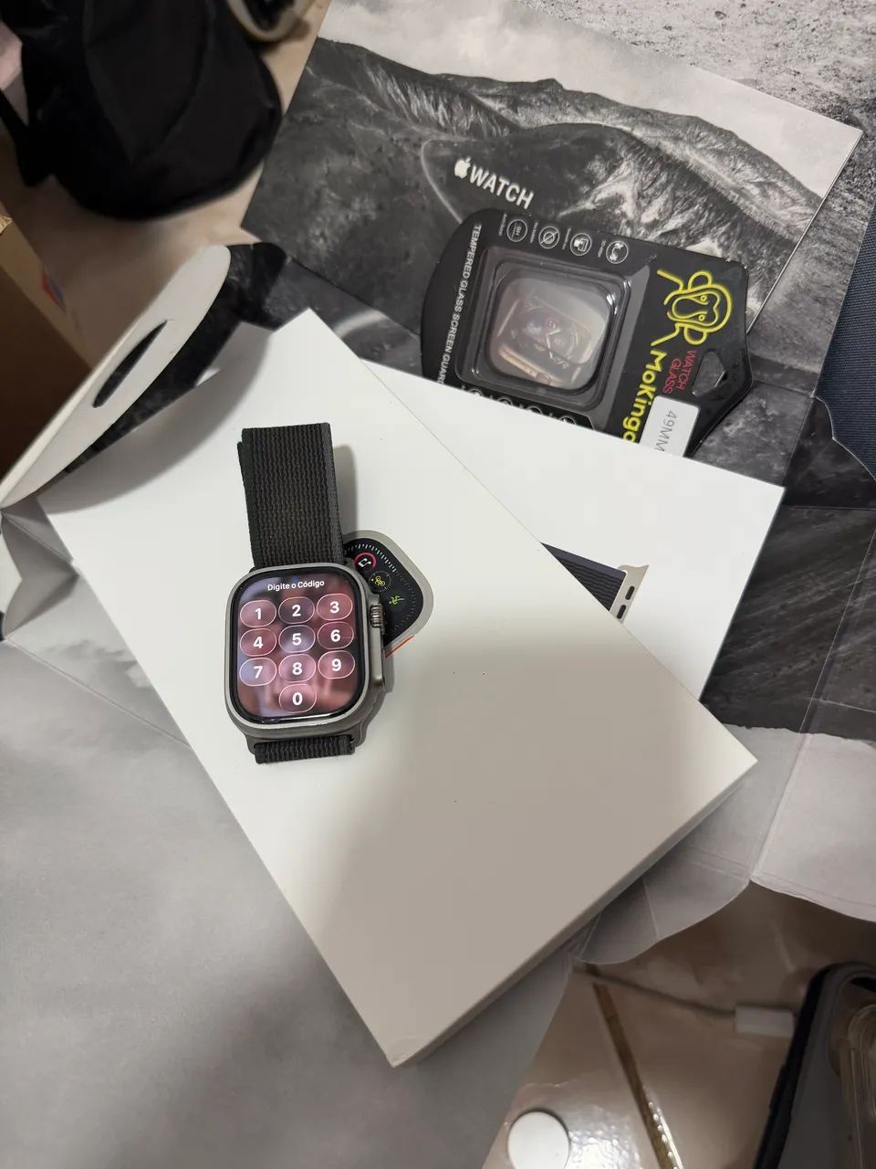Relógio Apple Watch titânio 