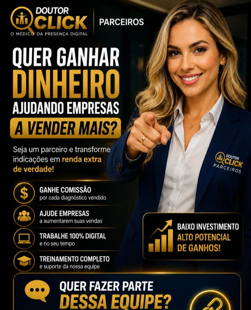 "TORNE-SE UM PARCEIRO AGORA"