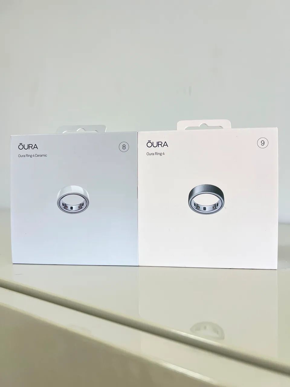 OURA RING 4 CERAMIC CLOUD / BRANCO TAM. 8 - Foto 3