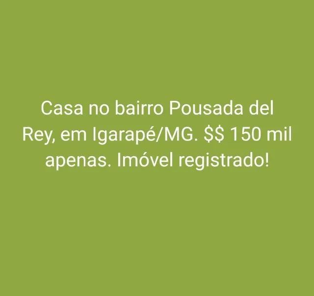 Casa igarapé ótima localização 