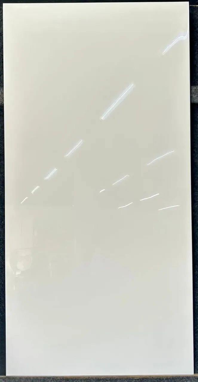 Piso retificado 60x120 "Branco polido" - R$54,90 o m²