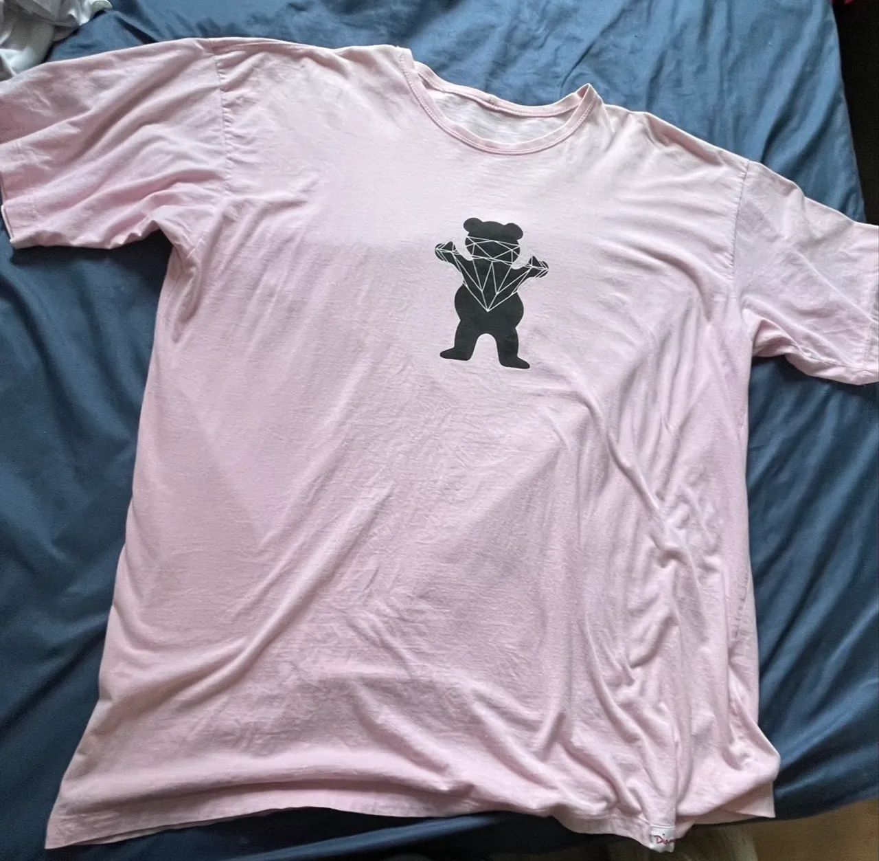 Camiseta Diamond x Grizzly plus size rosa G3 - Foto 2