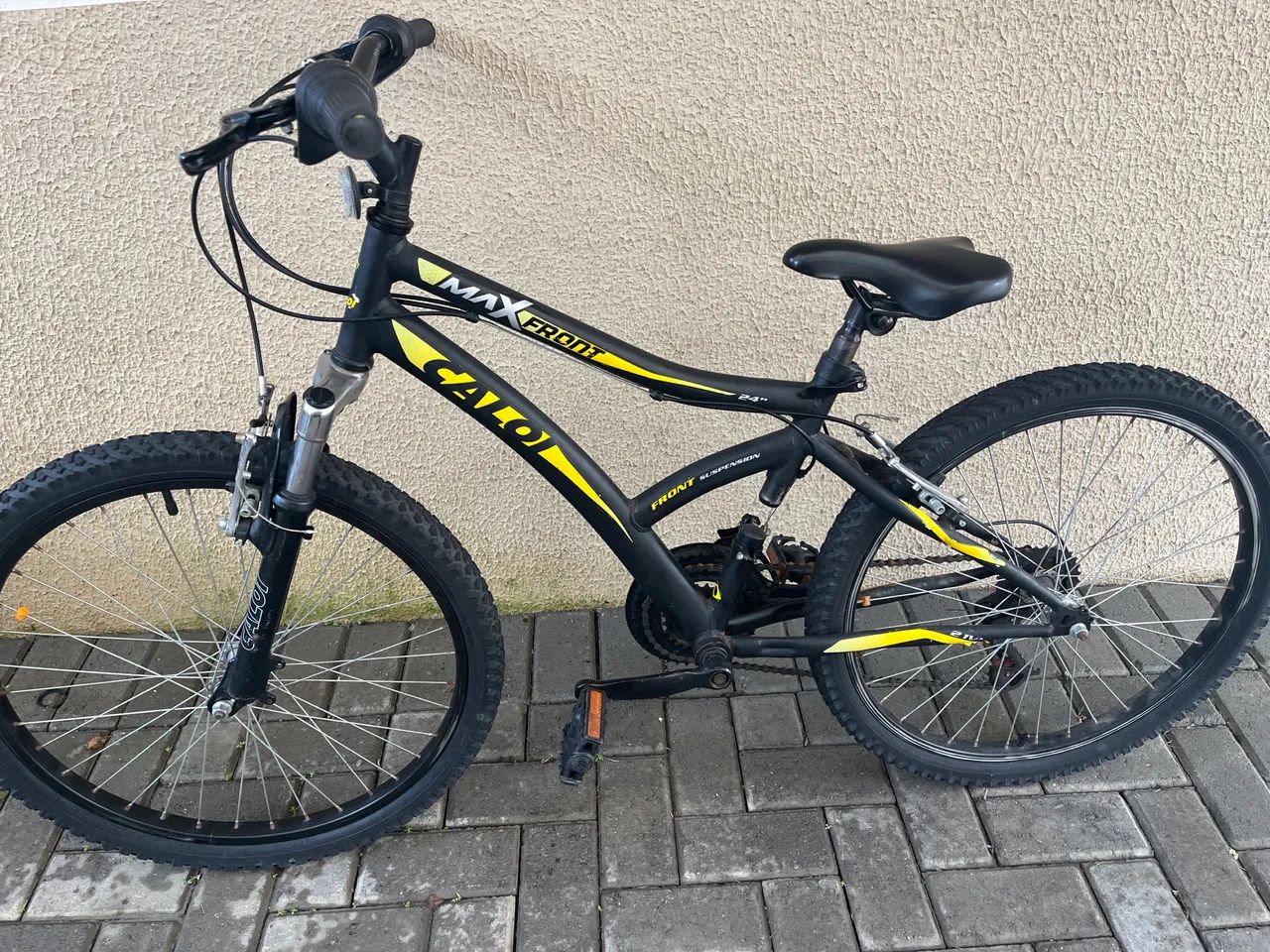 Bicicleta caloi max front 
