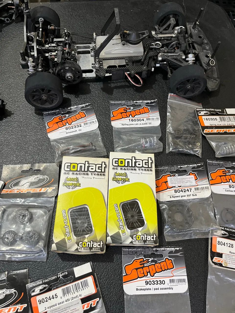 Automodelo Serpent 747 mais peças nitro 1/10 - Foto 6