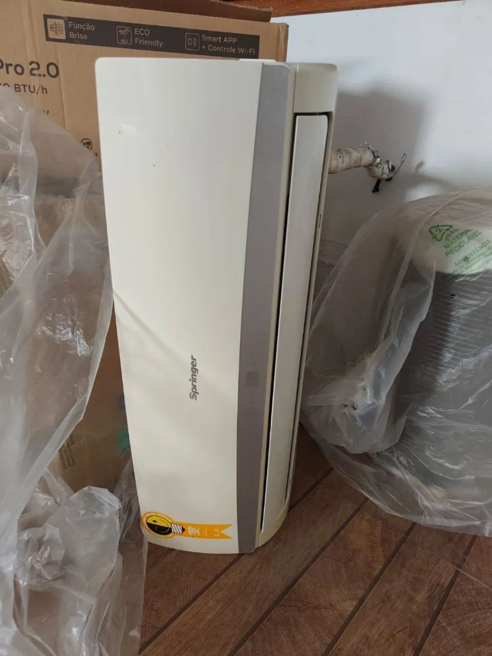 Ar condicionado springer 9.000 btus (com defeito) - Foto 2