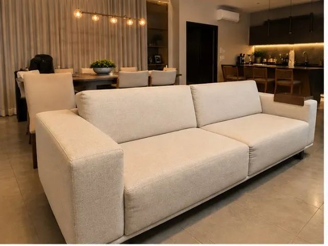 Baixou o preço - Sofá Living  - Sala de Estar  - Em linho  - Foto 4