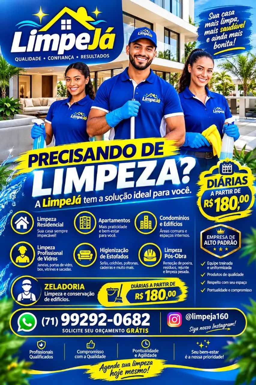 Limpeza e conservação residencial 