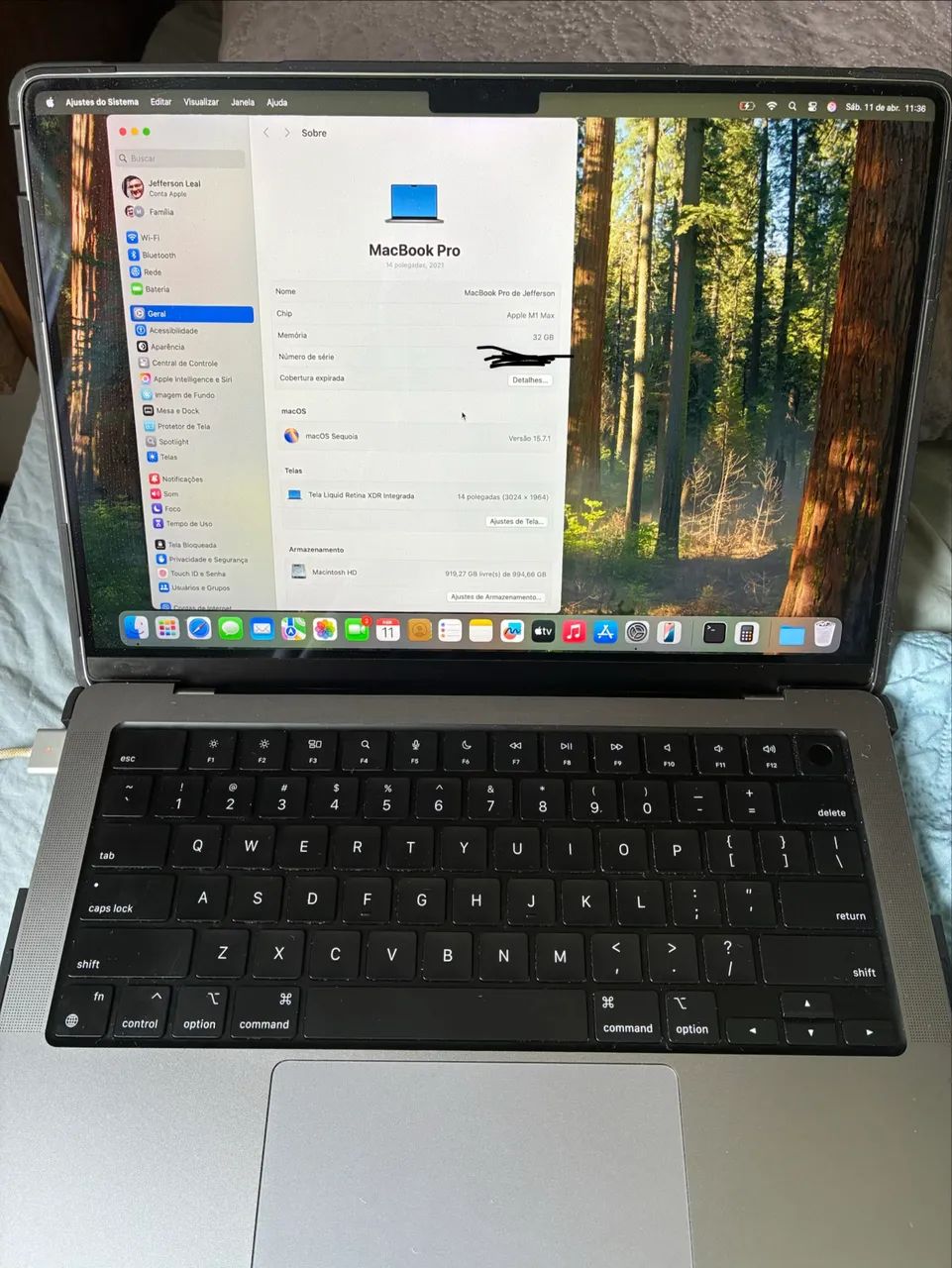MacBook Pro M1 Max 32Gb RAM 1TB SSD - Computadores e Desktops
