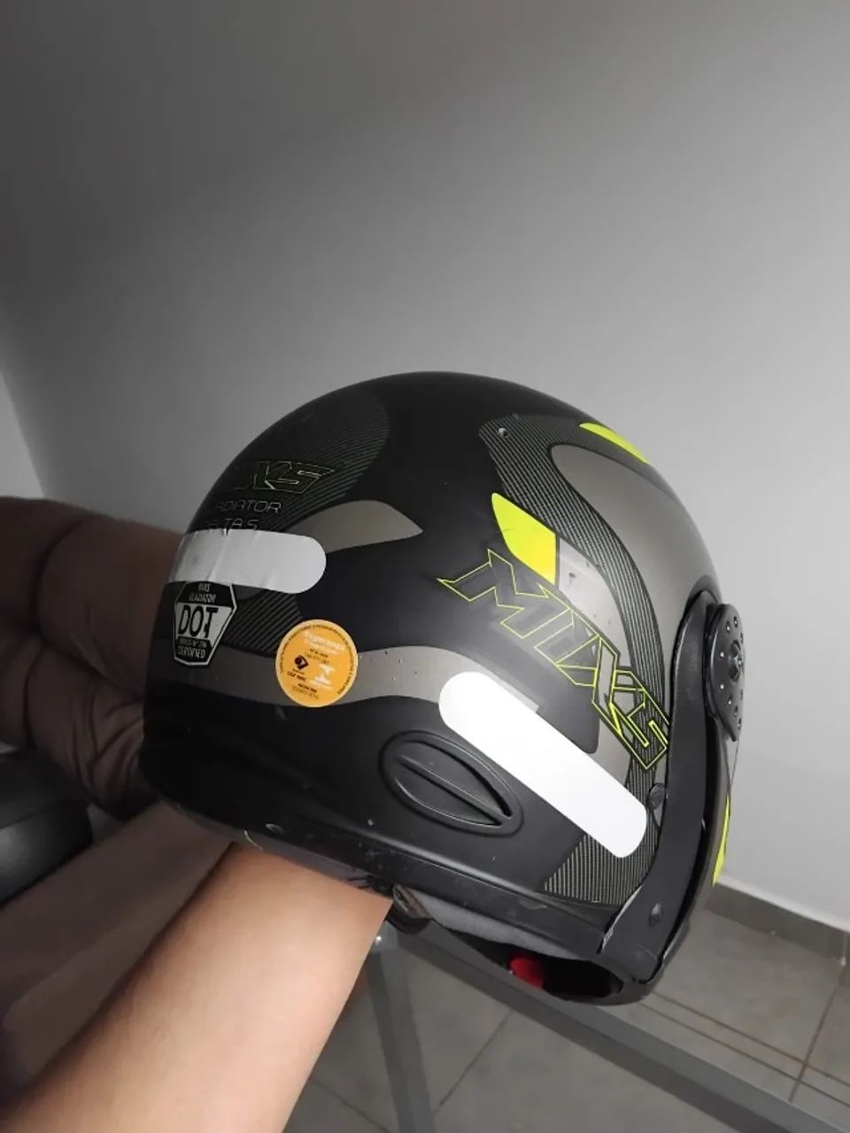 Capacete de Moto Escamoteável Mixs Gladiator Articulado - Foto 5