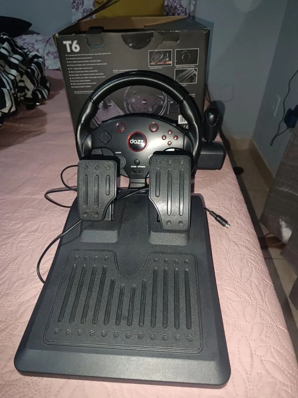 VOLANTE PARA PC, XBOX E PLAYSTATION 