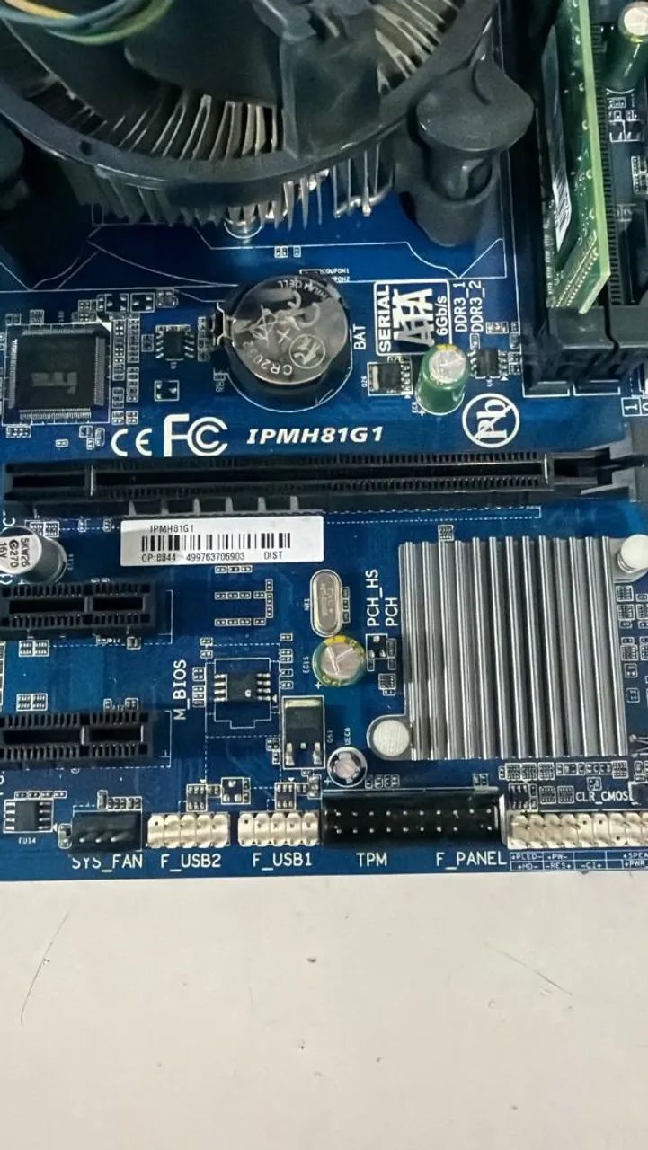 Placa Mãe I3 c/ HDMI COMPLETA e Seminova  - Foto 5