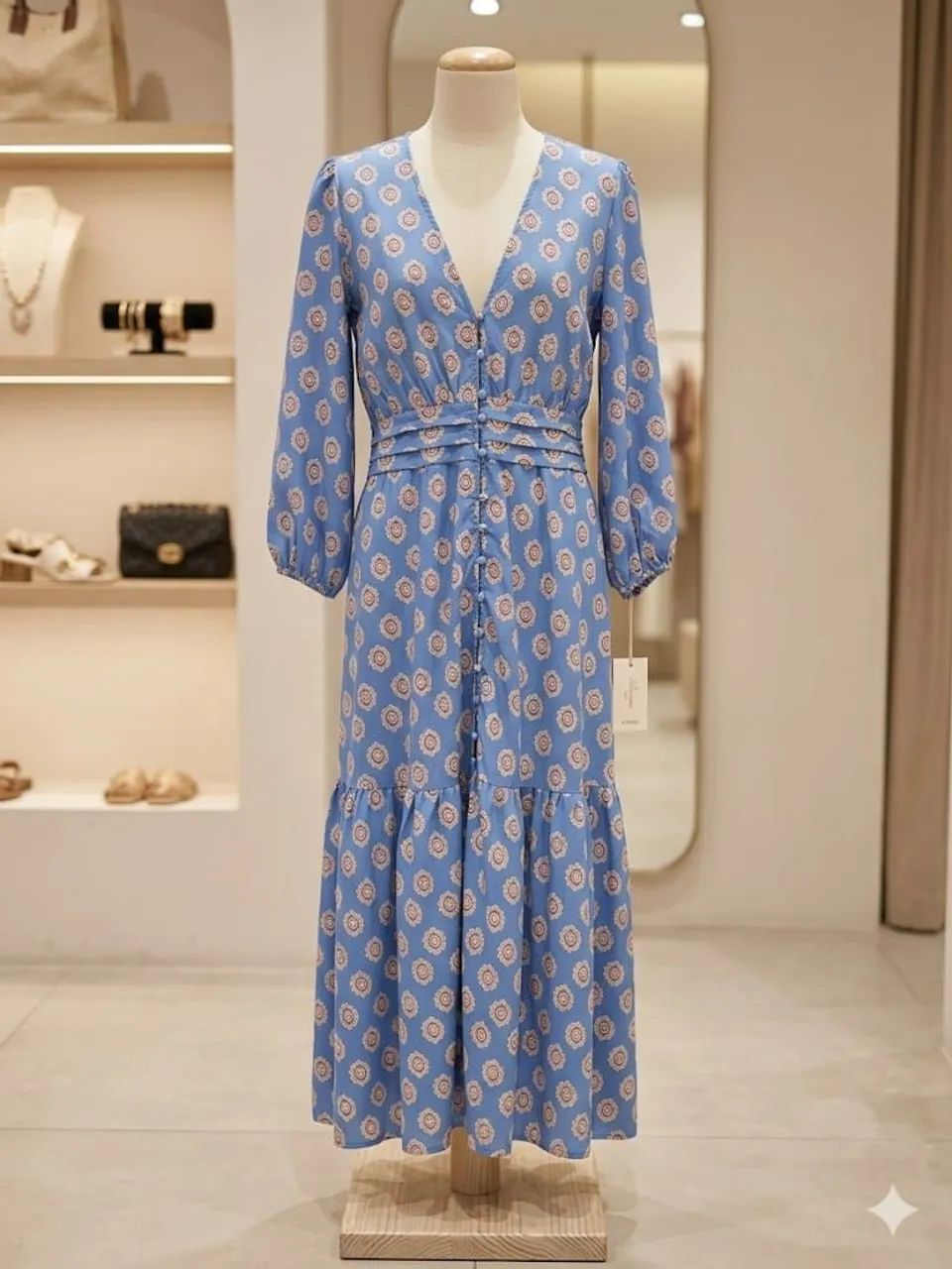 Vestido longo geometrico  - Foto 2