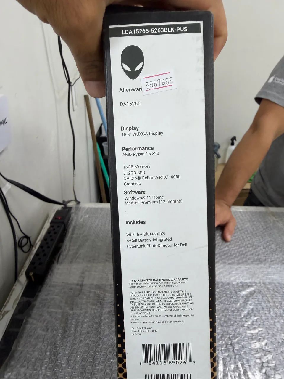 Notebook AlienWare Ryzen 5 novo - Foto 2