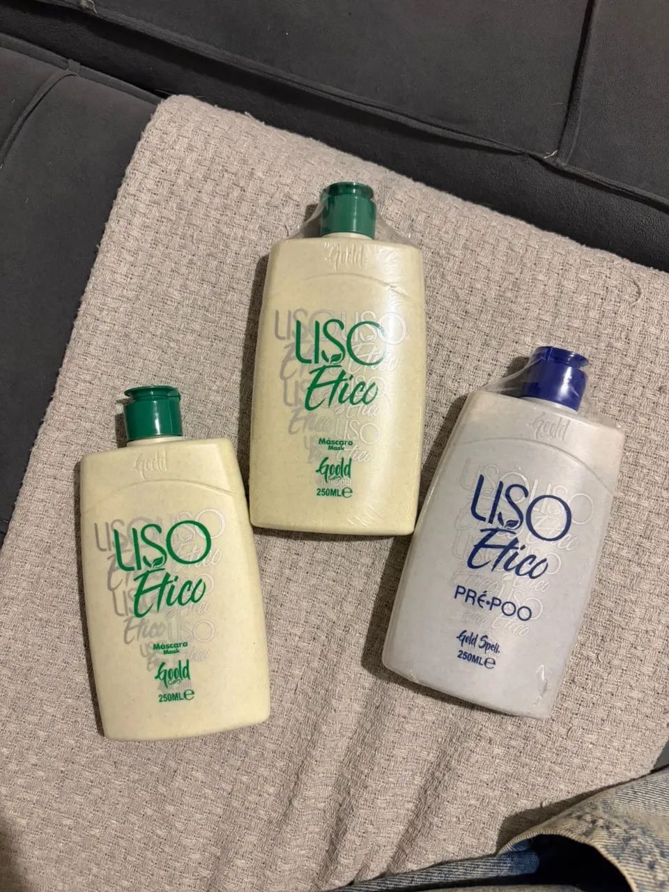 2 Mascaras Liso Ético Gold Spell + Pré-Poo de Brinde