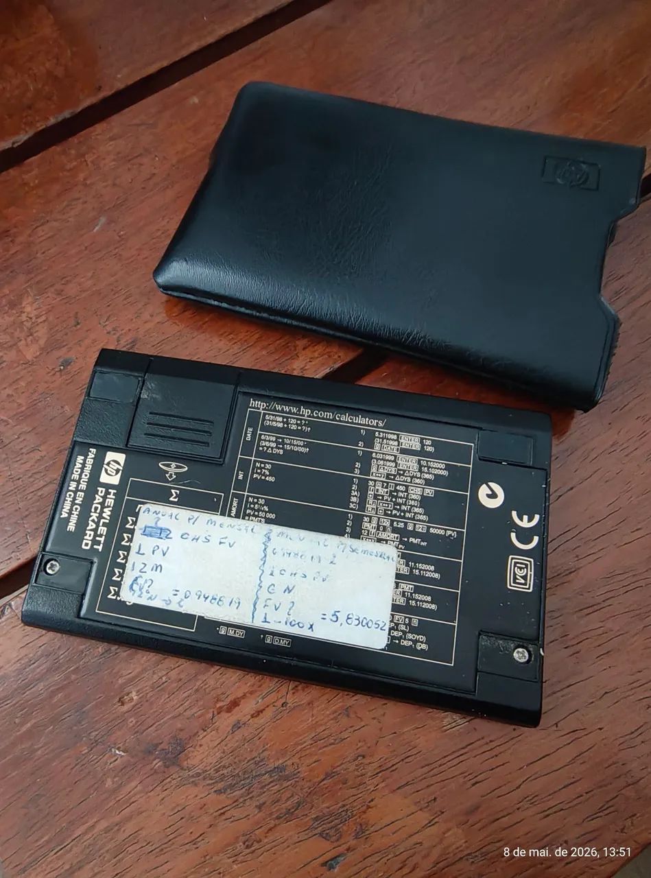 Vendo calculadora HP 12C em perfeito estado  - Foto 5