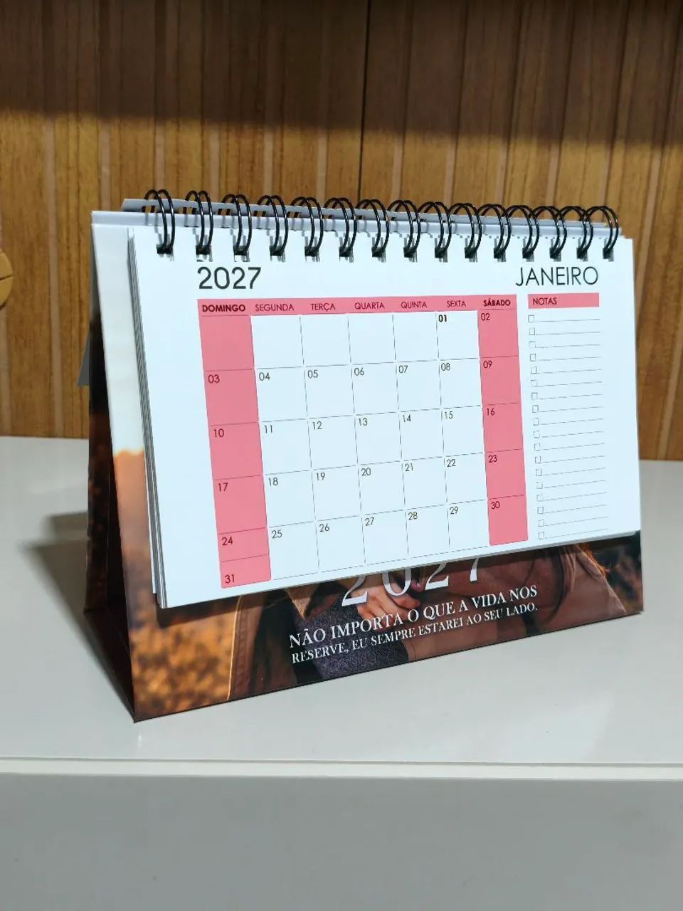Calendário De Mesa Personalizado