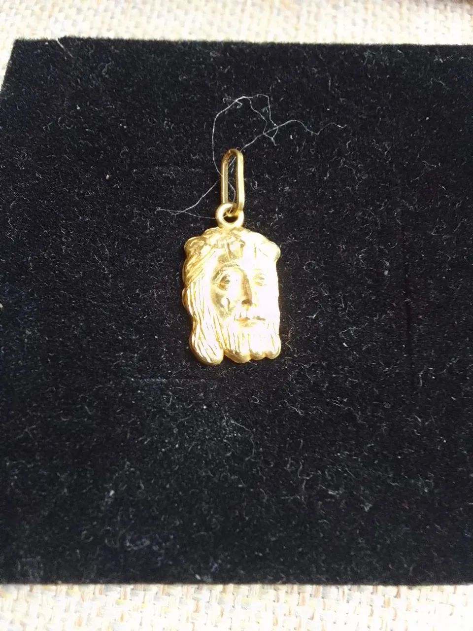 Pingente ouro Jesus 18k 750 - Foto 2