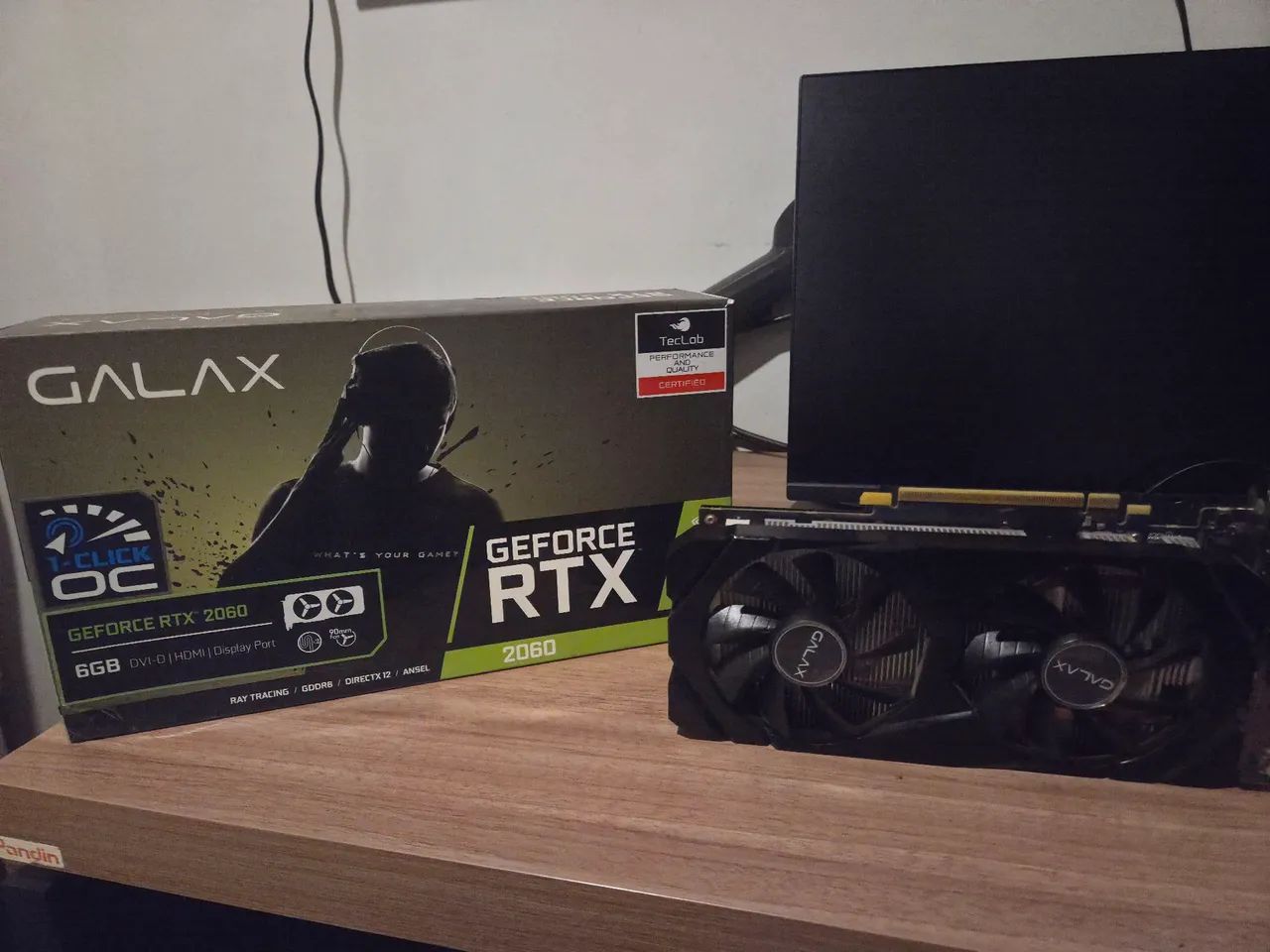 Placa de vídeo GALAX RTX 2060 6gb - Foto 2