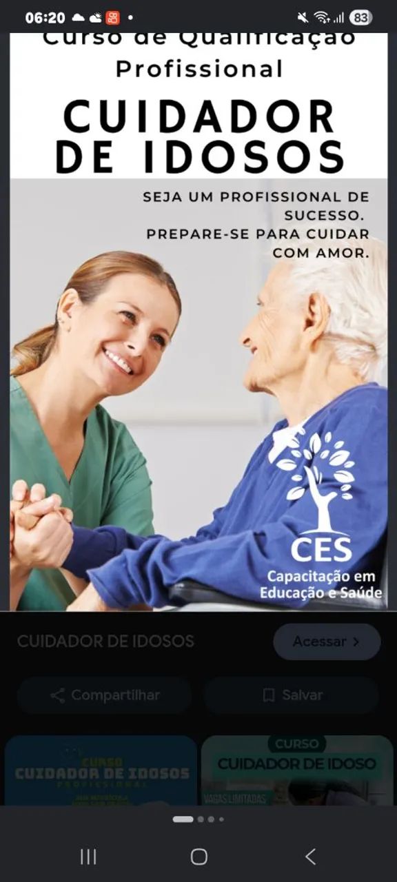 Cuidadora e acompanhante de idosos