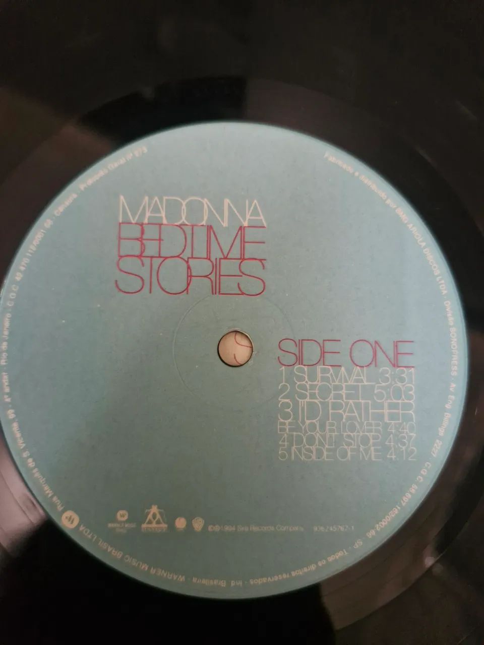 Disco vinil 1994 - Madonna Bedtime Stories,  sem a capa - Foto 4