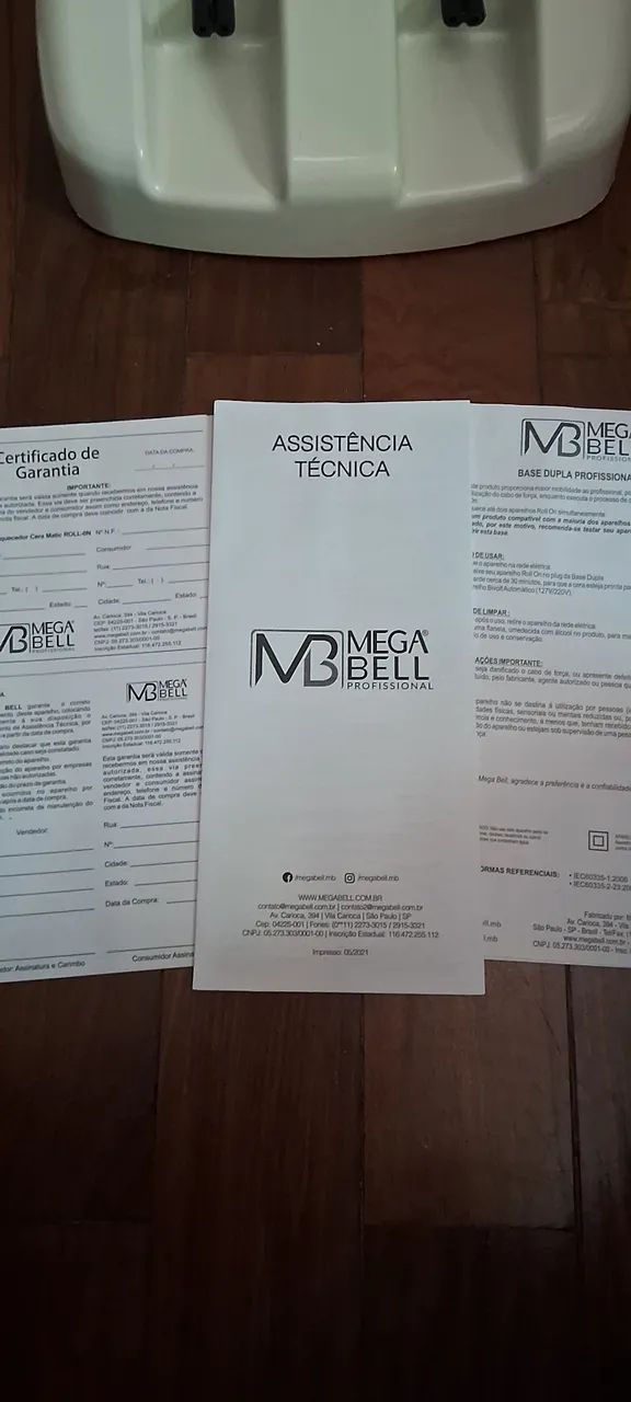 Kit base dupla cera roll on com certificado - Foto 3