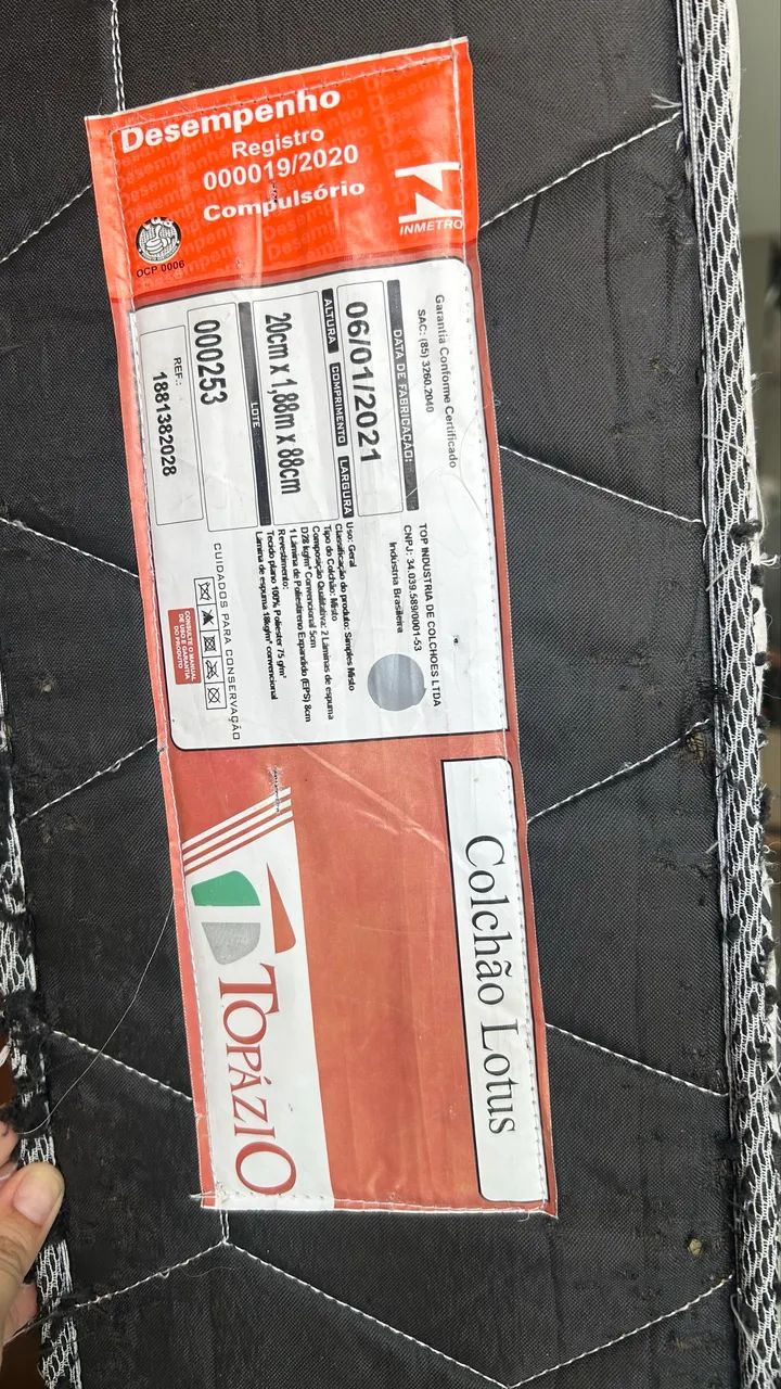 Colchão solteiro 