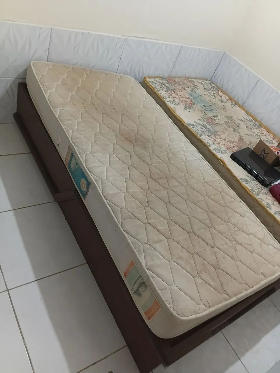 Cama de Solteiro Com Colchão D-45  - Foto 2
