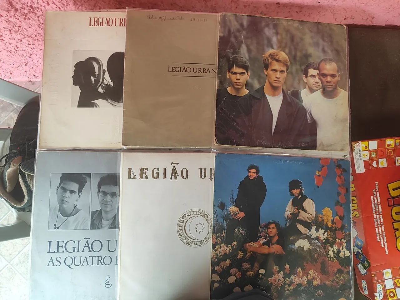 Coletânea disco de vinil Legião urbana 01 ao 06