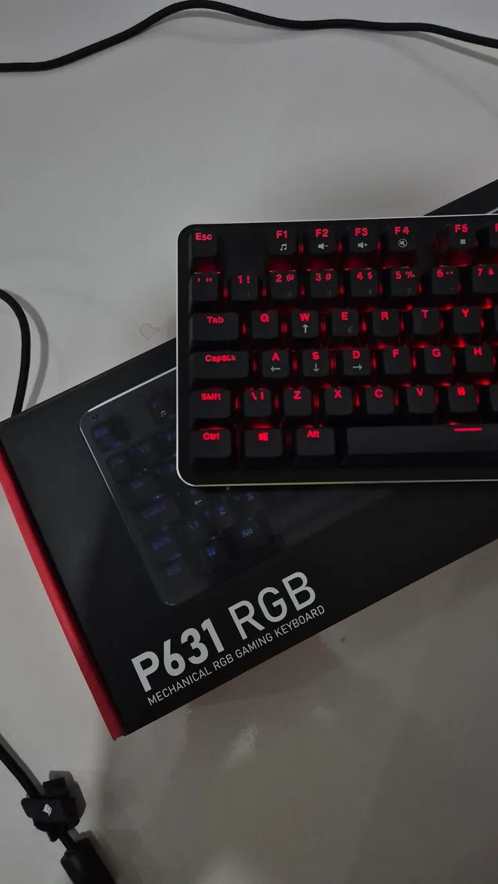 Teclado Mecânico Pichau P631 RGB - Full Size - ABNT2