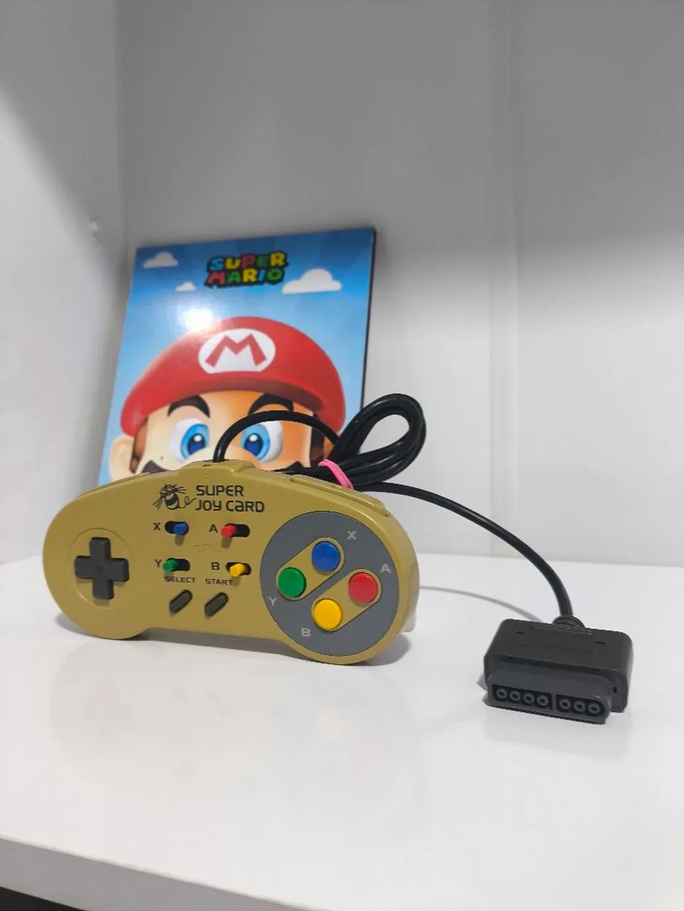 CONTROLE JOY CARD SUPER NINTENDO SNES FAMICOM - Peças e Acessórios
