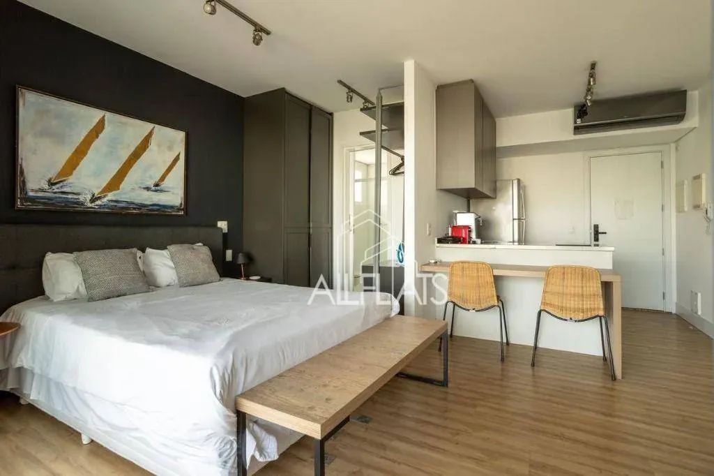 Apartamento com 1 quarto para alugar, 45 m² - Itaim Bibi - São Paulo/SP