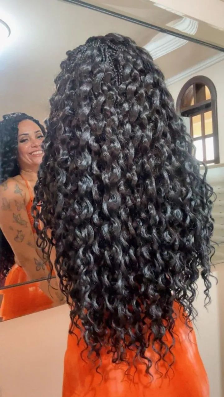Lace de trança gips braids peruca  - Foto 2