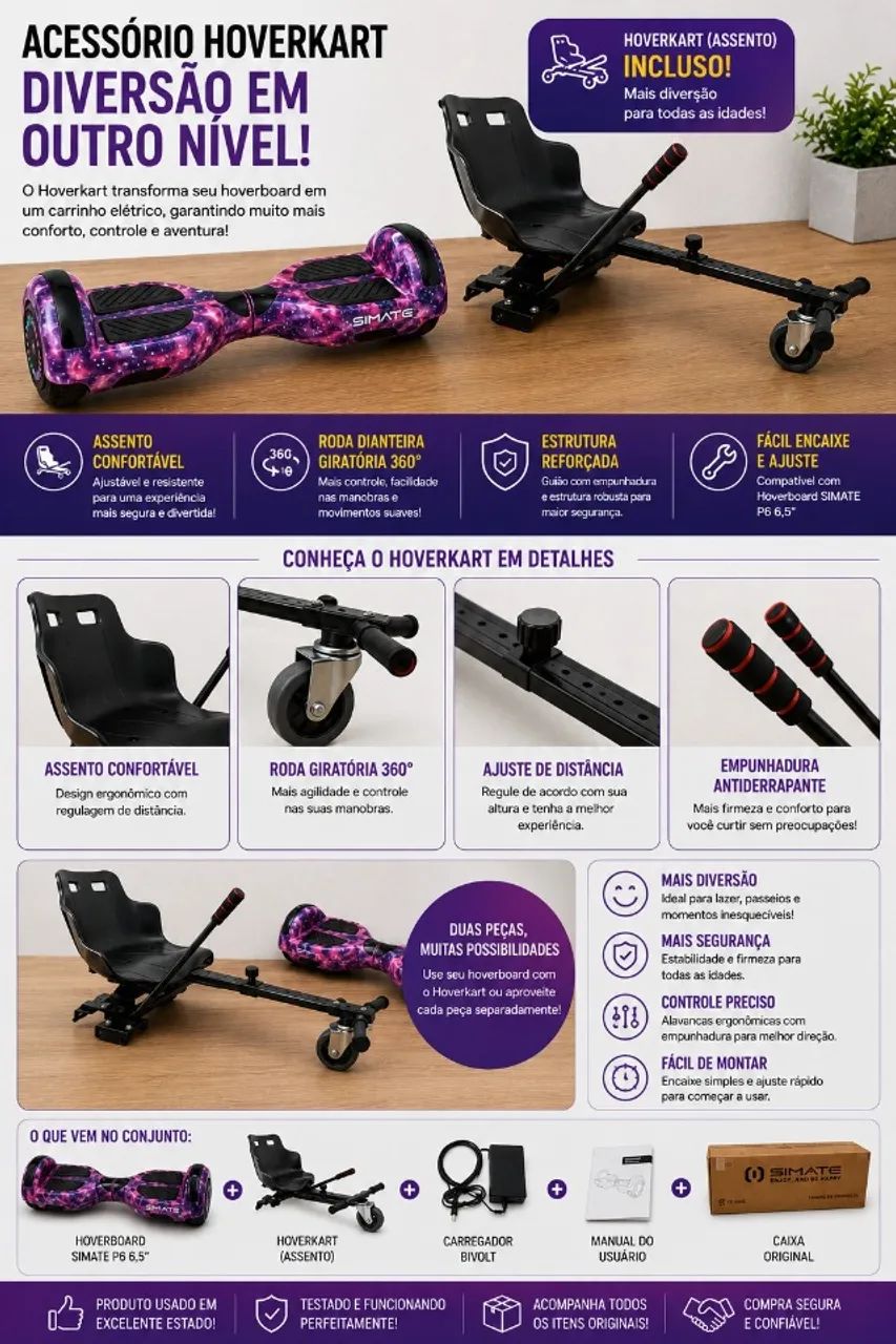 Hoverboard Kart