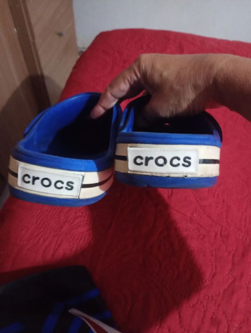 Sandália Crocs Azul - Foto 3