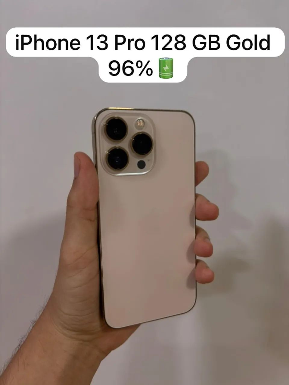 iPhone 13 Pro 128Gb Gold semi novo impecavel