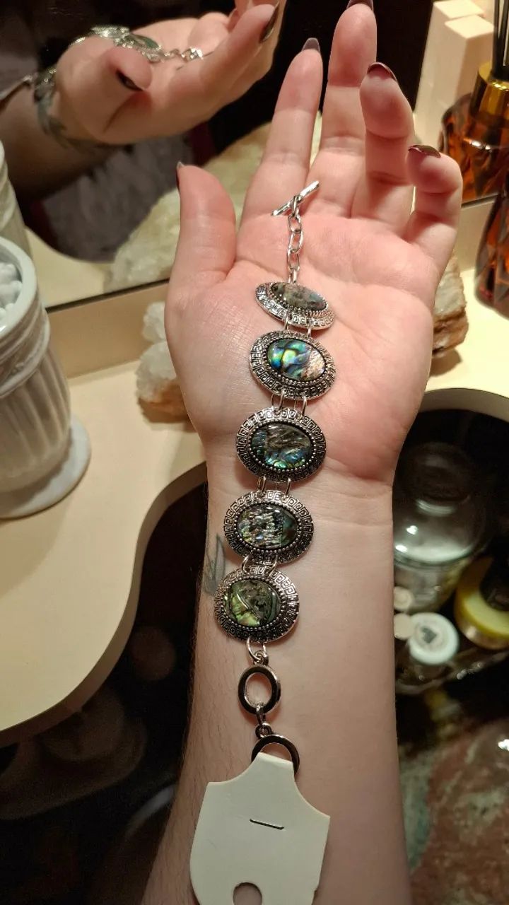 Pulseira abalones natural - Foto 2