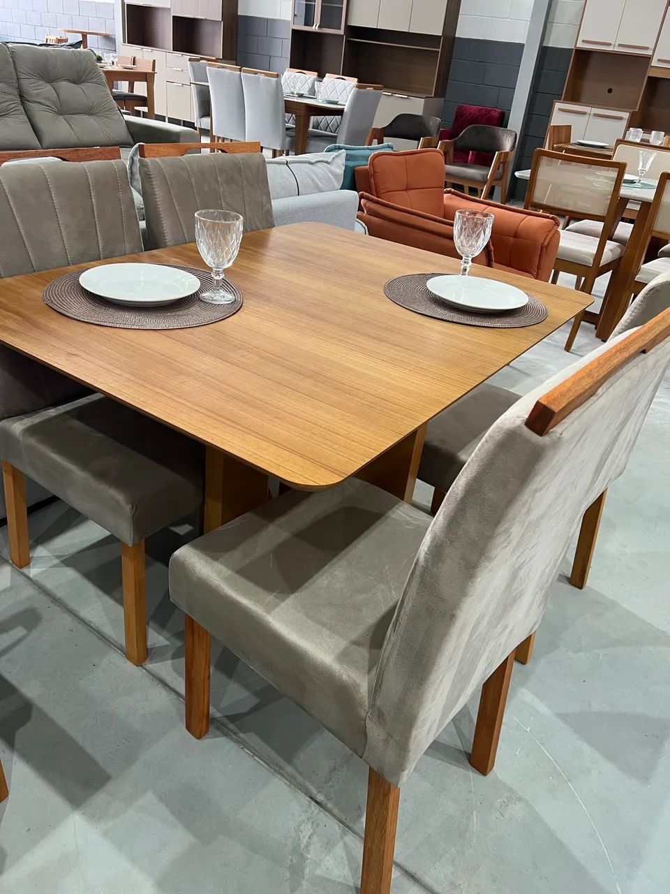 Mesa Laminada 1,20 com 4 Cadeiras NOVA