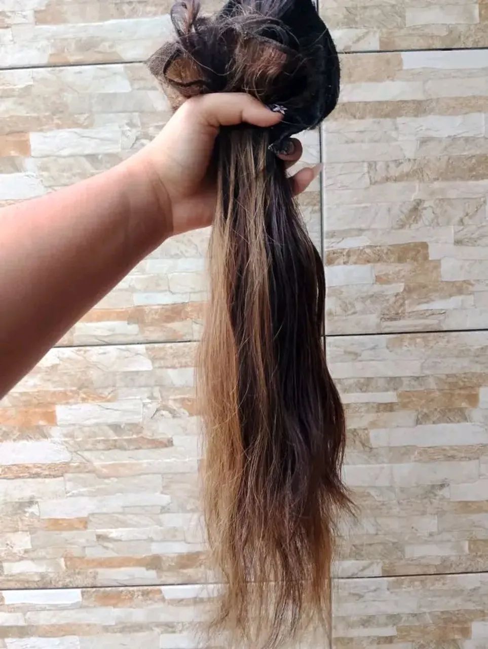 Cabelo Humano Moreno Iluminado  - Foto 2